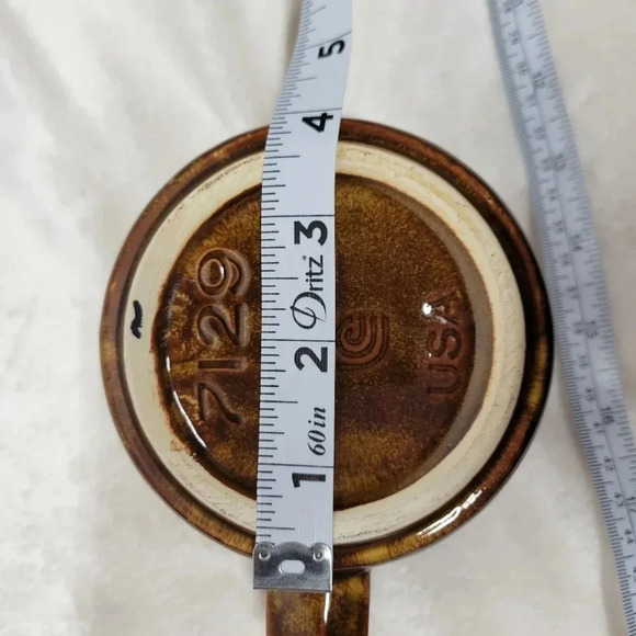 🌴3/$15🌴 7129 McCoy  Tea Pot no lid Beautiful brown/ amber like tigers eye - Picture 5 of 6